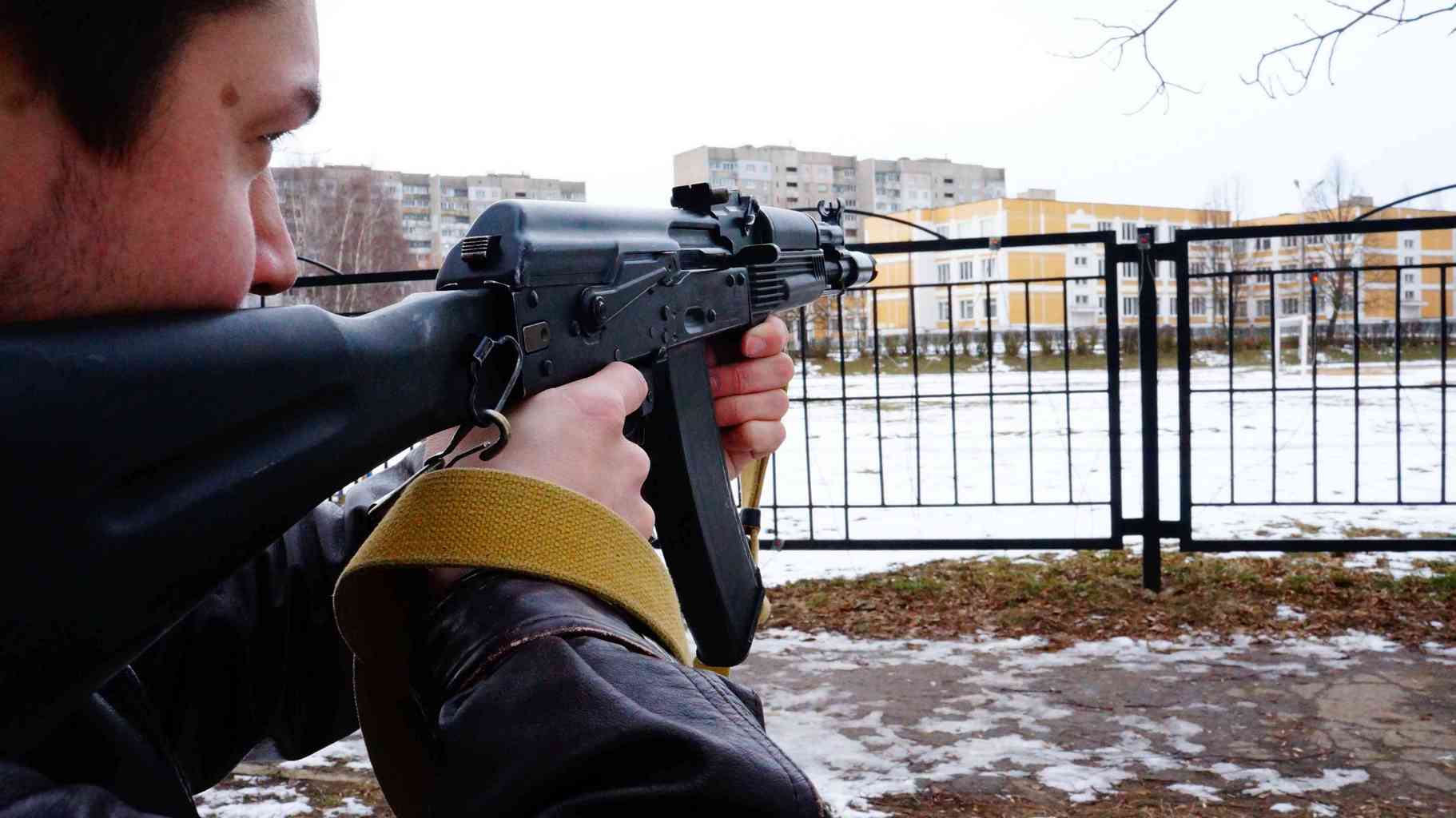 Стрельба из АК-74